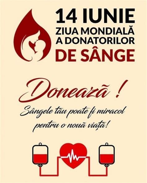 14 iunie Ziua Mondială a Donatorului de Sânge Consiliul Raional