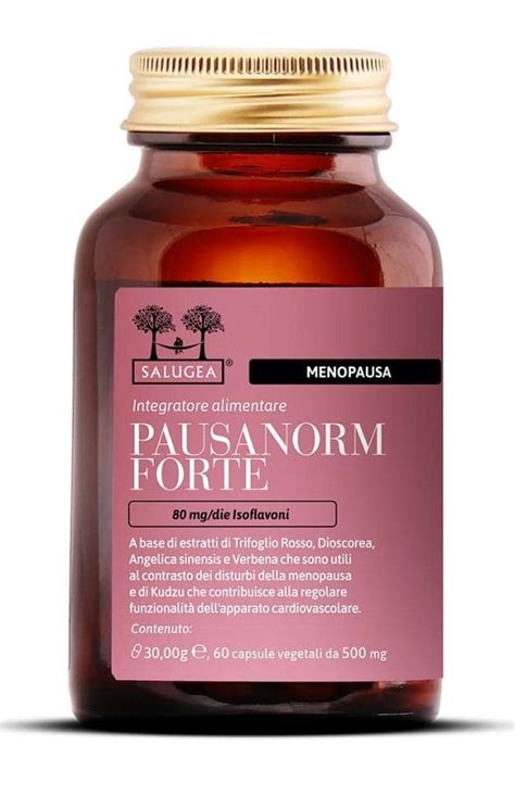 Salugea Pausanorm Forte Integratore Menopausa Capsule Naturale Per