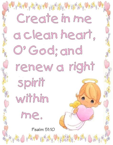 ️bible Verses Psalm 5110 Precious Moments Coloring Pages Precious