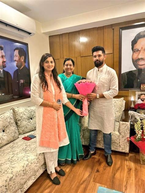 News Arena India On Twitter LJP MP Veena Devi Meets Chirag Paswan