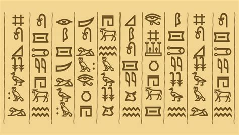 Egyptian Hieroglyphics