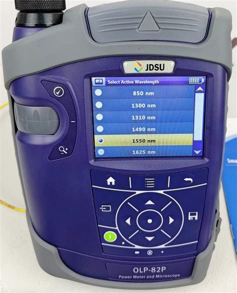 JDSU OLP 82 SmartClass Fibre Power Meter And Microscope