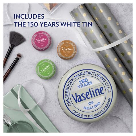 Vaseline 150 Years White Original Selection Tin T Set Ocado