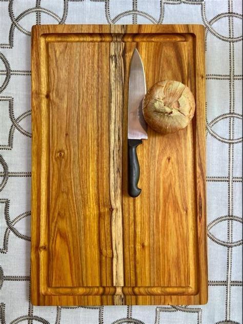 Canary Hardwood Xl Cutting Board Etsy