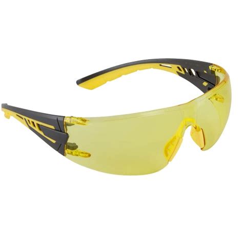 Portwest Lightweight Wrap Around Safety Glasses Clear Flexible Anti Scratch And Fog Free Uv