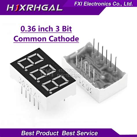 Pcs Digital Tube Segment Common Cathode Red Bit Digital Tube