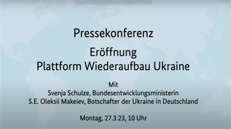 Bundesregierung Startet Plattform Wiederaufbau Ukraine Awe Blog