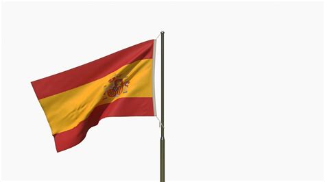 3D model Animated Spain Flag - TurboSquid 1799123