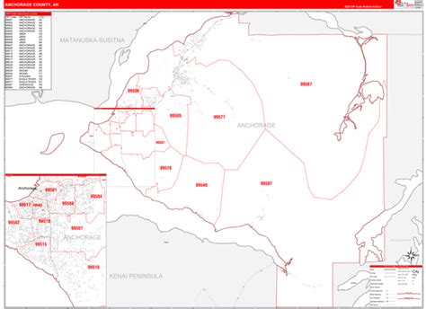 Anchorage Zip Code Map – Map Of The Usa With State Names