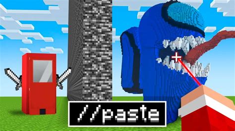 Usei Paste Na Batalha De Constru O Do Minecraft Youtube