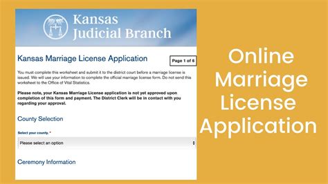 Where To Apply For A Marriage License Online Youtube