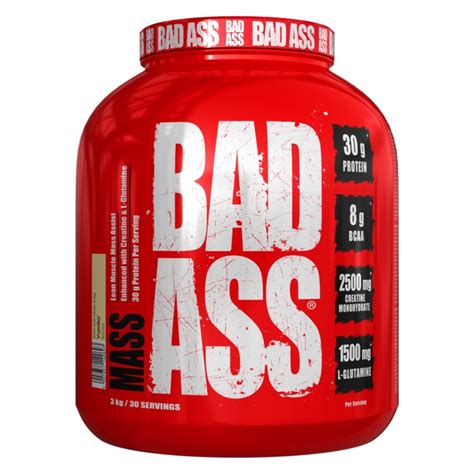 BAD ASS MASS Gainer 3 kg Chocolate Бад Асс Гейнер 3 кг Купить в