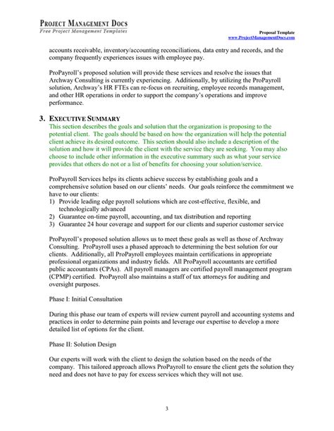 Project Management Proposal Template In Word And Pdf Formats Page 4 Of 7