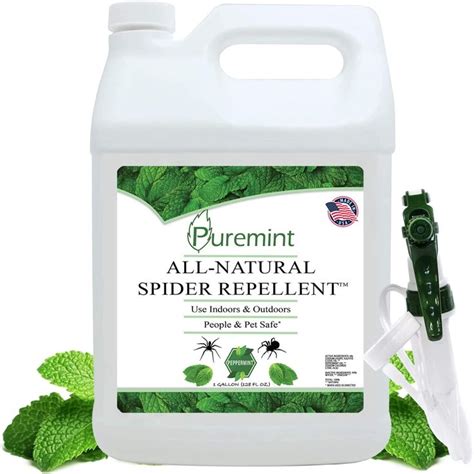 Prices May Vary Puremint Spider Repellent With Natural And Powerful 5 Peppermint Oil 128 Fl Oz