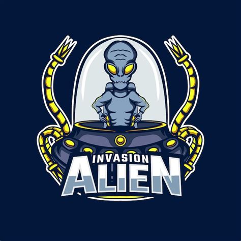 Premium Vector Alien Esport Gaming Mascot Logo