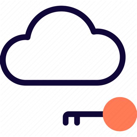 Cloud Key Network Icon Download On Iconfinder