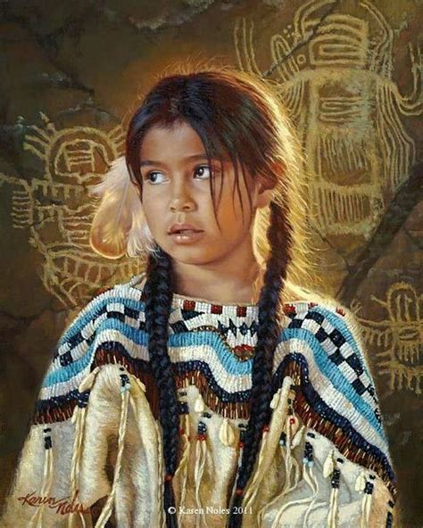 Pin On PINTURAS ALOLEO Y AL PASTEL ARTE Native American Girls