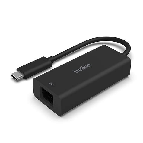 Best Buy Belkin USB Type C To 2 5 Gb Ethernet Adapter USB IF