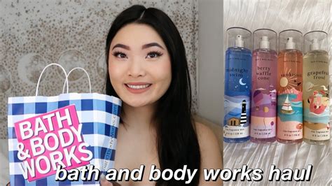 New Bath And Body Works Haul Summer Collection Review Youtube