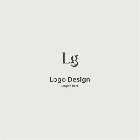 Premium Vector Lg Logo Design Vector Image