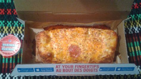 Dominos New Pepperoni Stuffed Cheesy Bread Review Youtube