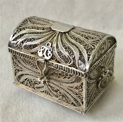 Filigree Trunk Silver Portugal Late 19th Century Catawiki