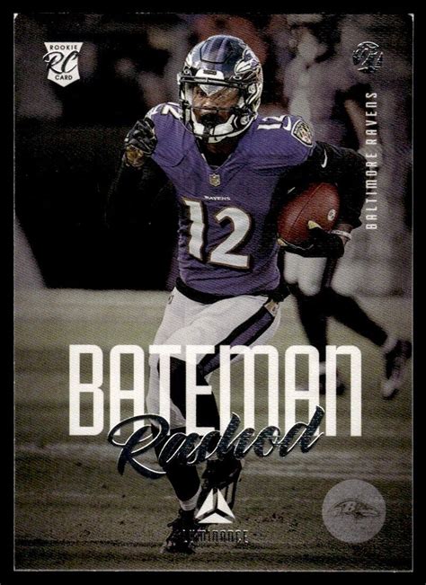 Rashod Bateman Rookie Panini Chronicles Luminance Football