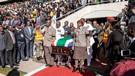 Huge Crowds Turn Out For Winnie Madikizela Mandelas Funeral