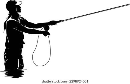 Fishing Black & White Clip Art Photos, Images & Pictures | Shutterstock