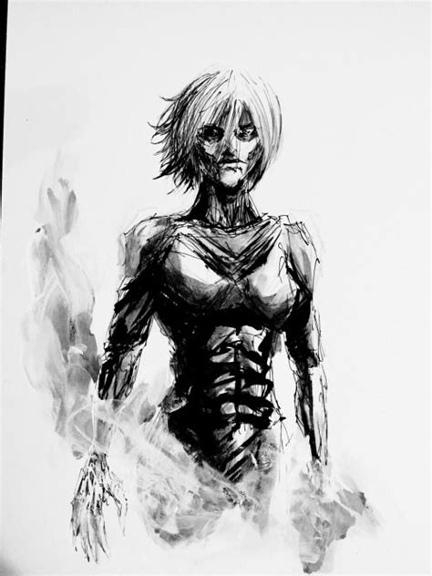 Female Titan Aot Drawing - pic-floppy