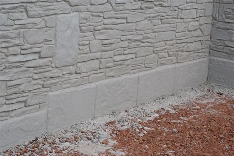 Imprinting A Dry Stone Effect Using Wallcrete Stone Effect Render