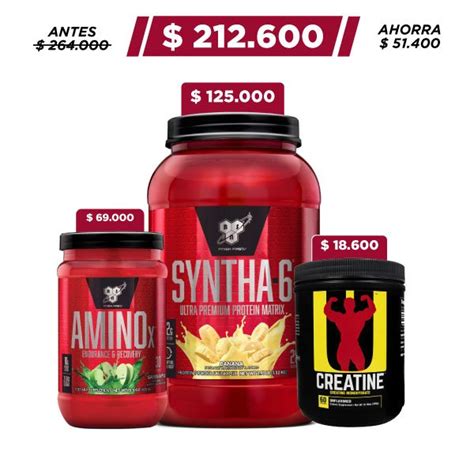 Syntha 6 2 91 Lb Creatine 300 Gr AminoX 30 Serv Naturnet Colombia