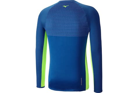 Mizuno Breath Thermo Body Mapping Crew M Homme Pas Cher