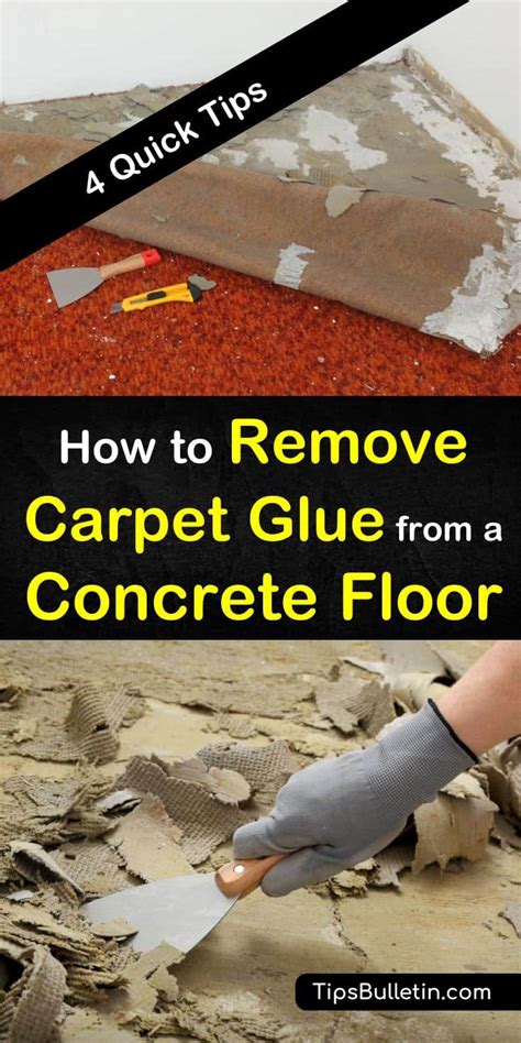 Quick Ways To Remove Carpet Glue From A Concrete Floor