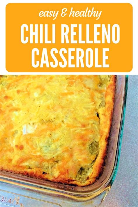 Easy Chili Relleno Casserole Recipe Healthy Breakfast Casserole