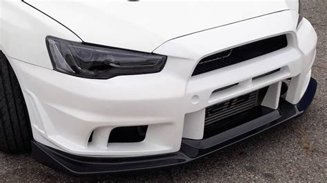 Group A Mitsubishi Evo X 08 15 Spec Vrs2 Front Bumper Group A Motoring