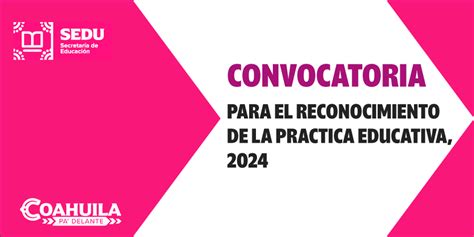 Convocatoria Para El Reconocimiento De La Practica Educativa