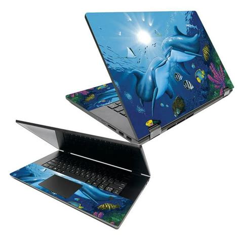 Mightyskins Lenidc34015 Kissing Dolphins Skin For Lenovo Ideapad C340 15 In 2019 Kissing