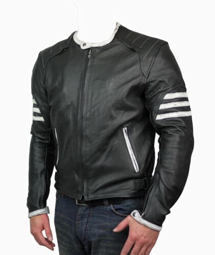 Mens Triumph Cafe Racer Leather Motorcycle Jacket Reviewmotors Co