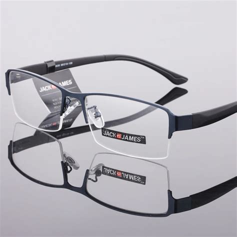 Men Fashion Glasses Sturdy Myopia Half Frame Can Be Equipped Myopia Lens Tr90 Glasses Legs