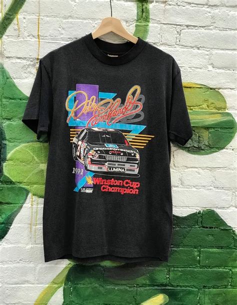 Vintage Dale Earnhardt Winston Cup Champion Nascar Graphic T Shirt