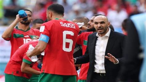 قرار منصف من المدرب وليد الركراكي مدرب المنتخب الوطني المغربي بخصوص