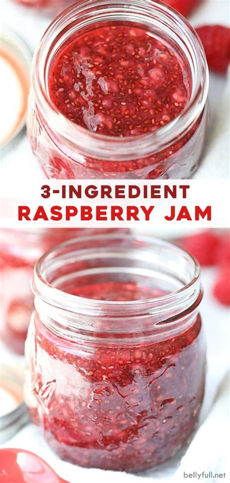 This Homemade Raspberry Jam Recipe Is Quick And Easy Only Needing