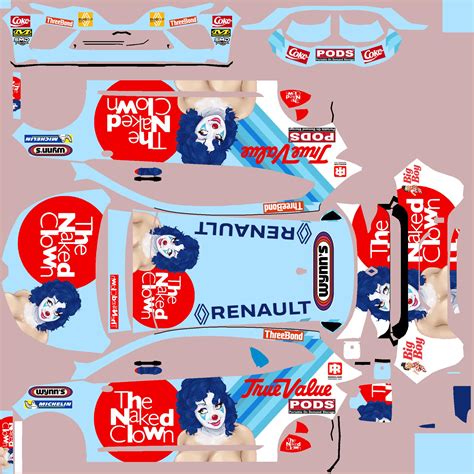 Renault Clio Naked Clown By Clyde Coman Trading Paints