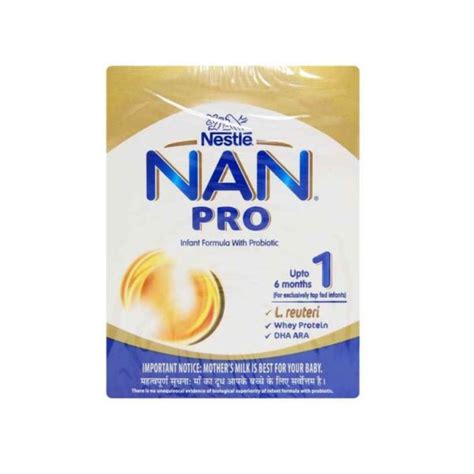 Nestle Nan Pro 1 Starter Infant Formula Powder 400Gm Jehoba