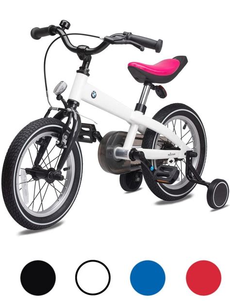 BMW, White | Bike with training wheels, Toddler bike, Childrens bicycle