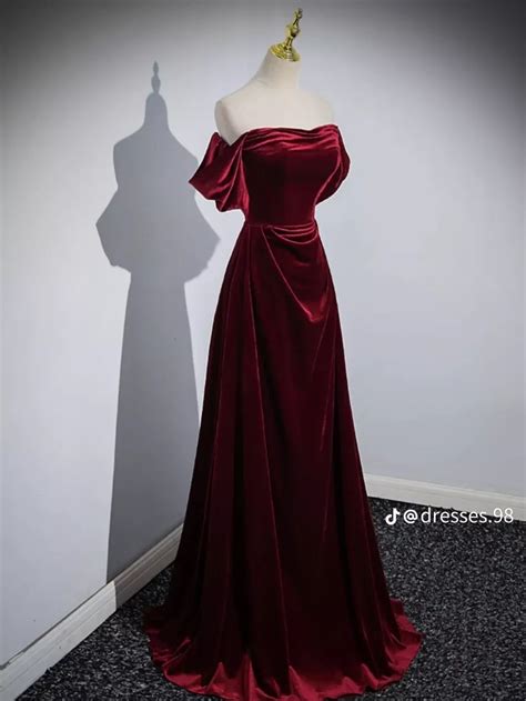 Burgundy Long Prom Dress Artofit