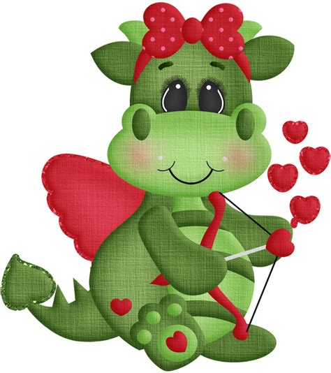 Valentine clipart dragon, Valentine dragon Transparent FREE for ...