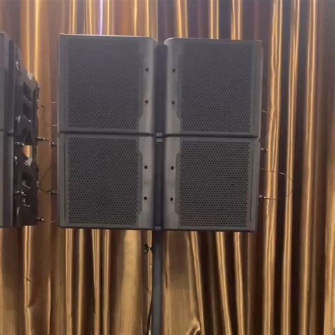 La Double Inch Line Array Loudspeakers Pa Sound System Dj Sound