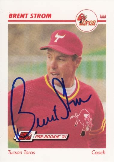 Daily Autograph: Brent Strom